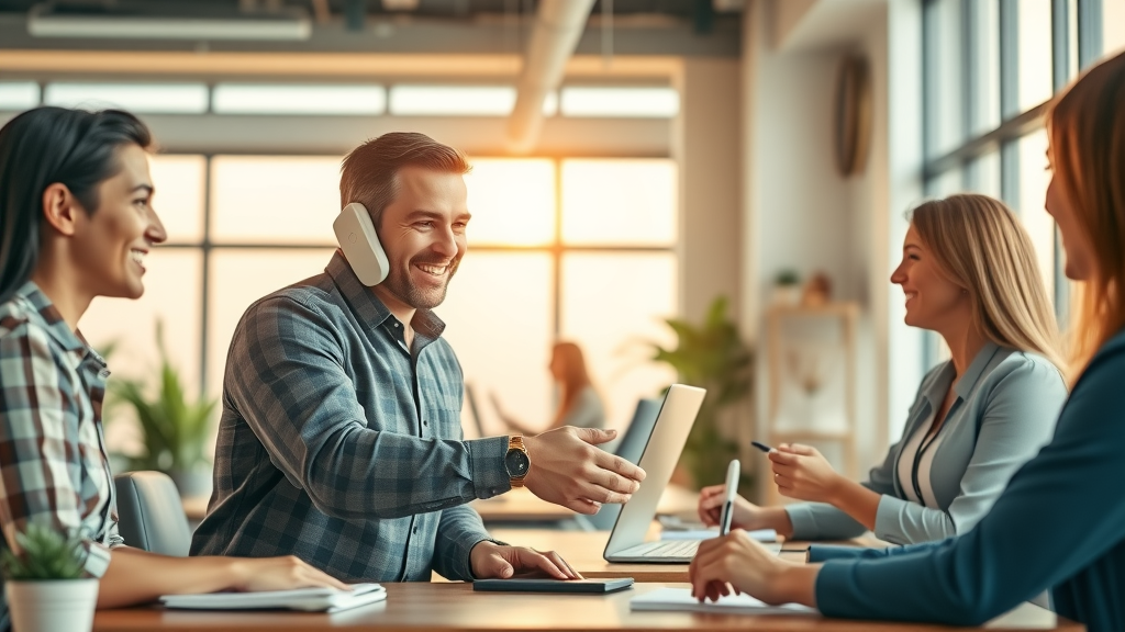 diverse entrepreneurs taking first steps to shift business growth and money mindset in coworking space