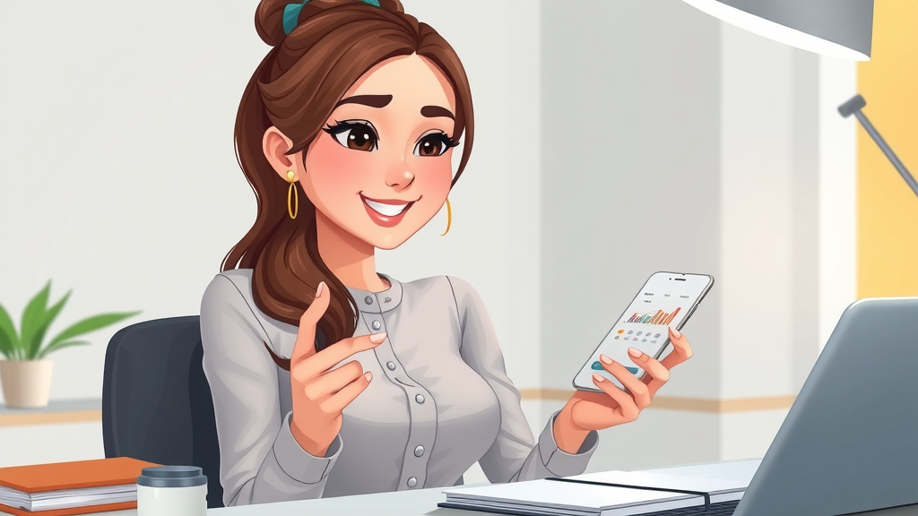 financial confidence for women modern young woman using budgeting app with charts