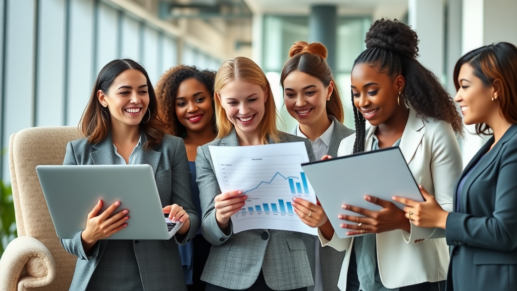 financial empowerment for women business owners diverse group collaboration