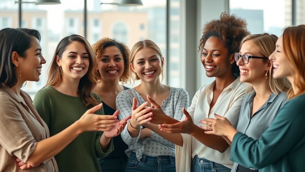 Diverse modern women supporting lifestyle transformation