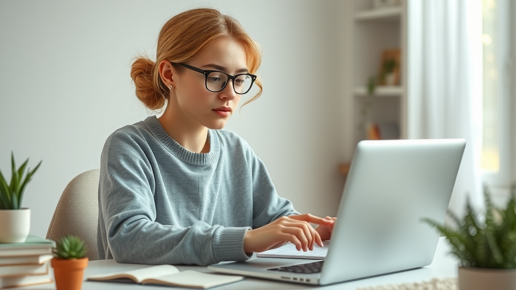 Focused writer closing laptop to set workspace boundaries demonstrating book coaching benefits