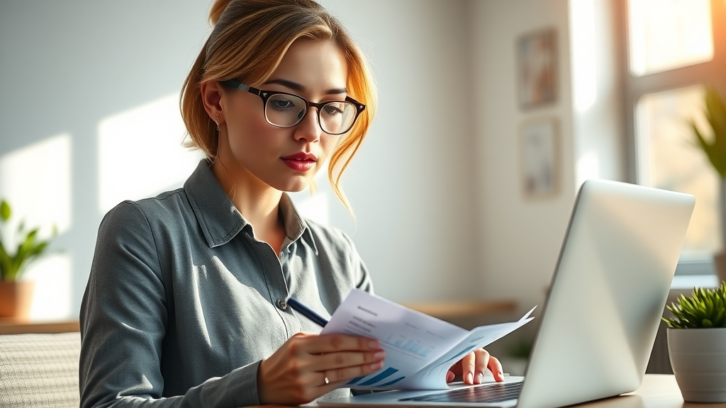 Professional female financial coach analyzing industry growth showing financial coaching trends women