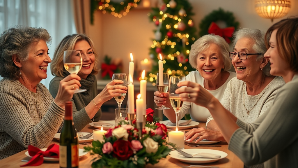 Intergenerational women celebrating at a table — four types of rituals for women, from anchoring to celebratory