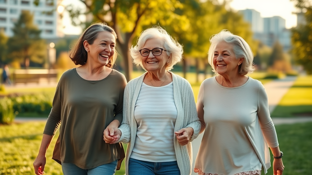 Generational women outdoors, illustrating the legacy women create through work and money, impacting families and communities.